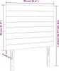 Kopfteile 2 Stk. Schwarz 90x5x78/88 cm Stoff Produktbild-Vorschau 8