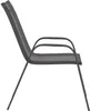 vidaXL Stapelbare Gartenstühle 4 Stk. Grau Textilene Produktbild-Vorschau 4