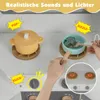 COSTWAY Kinderküche, Eck-Spielküche mit Kochzubehör, Spüle, Produktbild-Vorschau 6