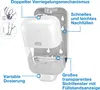A Tork soap dispenser with callouts highlighting its features. Anteprima dell’immagine prodotto
