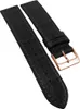 Herzog Italo-Kroko > Uhrenarmband schwarz > Leder Produktbild-Vorschau 2