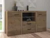 A wooden sideboard with drawers and cabinets, displayed in a room setting. Anteprima dell’immagine prodotto