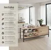 tectake® TV-Regal Durban 110 x 40 x 45,5 cm Produktbild-Vorschau 2