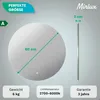 Mirlux Badezimmerspiegel mit Beleuchtung & Heizung - Produktbild-Vorschau 4