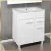Stamar Badmöbel Komplett-Set Weiß Hochglanz 60 cm mit Produktbild-Vorschau 2