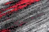 Tapiso Läufer MAYA Modern Grau Rot Schwarz Wohnzimmer  80 x Produktbild-Vorschau 4