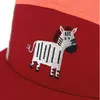 Fiebig Bunte Kinder Baseball-Cap mit Krokodil-Stick in rot Produktbild-Vorschau