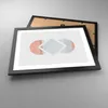 Gerahmtes Poster - Schwarzer Rahmen - Stück Geometrisch Produktbild-Vorschau 3