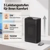 Multifunktions-Ventilator & Heizlüfter: 3 Modi (inkl. Produktbild-Vorschau 2