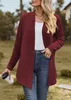 ASKSA Damen Strickjacke Kable Drapieren Lange aermel Offene Produktbild-Vorschau 2