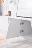 Merax Lowboard Weiß TV-Schrank mit 1 Schublade, 4 Klappen Produktbild-Vorschau 3