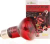 A red infrared heat spot lamp and its packaging. Anteprima dell’immagine prodotto