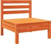 vidaXL Gartensofa ohne Armlehnen mit Kissen Wachsbraun Produktbild-Vorschau 4