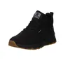 A black Rieker men's boot with a brown sole is shown against a white background. Produktbild-Vorschau