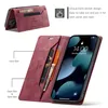 iPhone 13 Brieftasche Hülle, Retro Kunstledertasche Stand Produktbild-Vorschau 2