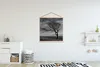 MuchoWow® Textilposter Winterfoto Buche schwarz und weiß Produktbild-Vorschau 2