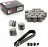 20x Radschrauben Kappen 17 mm grau für ALFA ROMEO FIAT Produktbild-Vorschau 1
