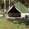 vidaXL Tipi-Familienzelt 8 Personen Grün Wasserdicht Produktbild-Vorschau 3