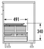 Kosz na śmieci Hailo 3620511 Separato-K 500 wkład 2x 8 + 18 Podgląd zdjęcia produktu 5