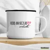 Huuraa Emaille Tasse Horb am Neckar verliebt 300ml Vintage Produktbild-Vorschau 3