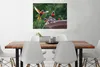 MuchoWow® Poster Papagei - Wasser - Flügel 80x60 cm - Kunst Produktbild-Vorschau 2