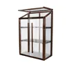 Greenspot Origin Mini Serre - 80x42x121cm Bois de rose brun Voir les images du produit 1
