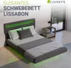 A modern bedroom with a floating bed and ambient lighting. Náhľad obrázku produktu