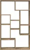 vidaXL Knihovna Artisan dub 72x20x120,5 cm dřevěný materiál Náhled obrázku produktu 5