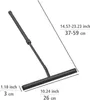 A diagram showing a squeegee with measurements indicated. Podgląd zdjęcia produktu