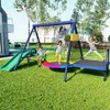 Multifunktionales Outdoor-Kinder-Schaukel-Set, mit Rutsche, Produktbild-Vorschau 1