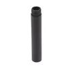 A black metal shower extension pipe with threaded ends is shown against a white background. Anteprima dell’immagine prodotto