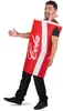A man wearing a cola can costume. Produktbild-Vorschau