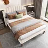 A bedroom scene with a bed, nightstand, and window. Produktbild-Vorschau