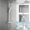 Auralum Duschsystem mit Thermostat Regendusche Duschset Produktbild-Vorschau 1