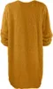 ASKSA Pulloverkleid Damen Oversized Strickkleid Winterkleid Náhled obrázku produktu 4