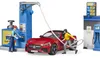 Bruder 62111 - bworld Tankstelle mit Waschplatz, 1:16 Produktbild-Vorschau 4