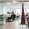 Pop Up Weihnachtsbaum 150 cm Rot Künstlicher Tannenbaum mit Produktbild-Vorschau 6