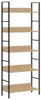vidaXL Regał 5 półek dąb 60x27,6x158,5 cm materiał Podgląd zdjęcia produktu 7