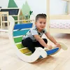 Children's Montessori Balance Swing YUPEE - White Produktbild-Vorschau 3