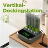 GP ReCyko M4D45 4-fach LCD 4Port Docking St. + 4x AA NiMh Produktbild-Vorschau 9