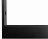 A close-up, corner view of a black washbasin bracket. Produktbild-Vorschau