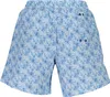 Herren Bade-Boxershorts Blau mit Muster – Baumwolle, Produktbild-Vorschau 2