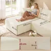 VASAGLE U-Form Sofa 6-Sitzer Modulares Cord Sofa mit Kissen Produktbild-Vorschau 7