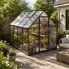 Gewächshaus 224 × 178 × 195 cm – Aluminium & Polycarbonat | Produktbild-Vorschau 2