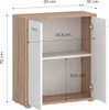 Kommode Komi 2D aus Laminat und Kunststoff, 2-türig, 1 Produktbild-Vorschau 11