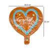 10 Stück Herz Folienballon "SPATZL" im Lebkuchenherz Design Produktbild-Vorschau 8