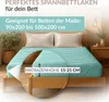 Mako Jersey Spannbettlaken 100x200 - 90x200 aus 100% Produktbild-Vorschau 2