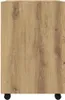 vidaXL Skriňa s kolieskami Artisan dub 33x38x60 cm materiál Náhľad obrázku produktu 5