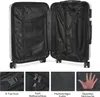 Premium Hartschalen-Koffer-Set 3-teilig (M+L+XL) mit Produktbild-Vorschau 3