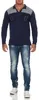 Herren Polo Shirt Langarm Longsleeve mit Brusttaschen; Produktbild-Vorschau 2